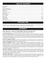 Preview for 2 page of Ryobi TS1342 Operator'S Manual