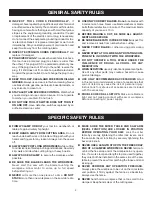 Preview for 4 page of Ryobi TS1342 Operator'S Manual