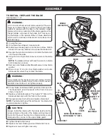 Preview for 16 page of Ryobi TS1342 Operator'S Manual