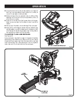 Preview for 24 page of Ryobi TS1342L Operator'S Manual