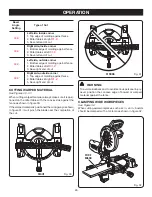 Preview for 26 page of Ryobi TS1344L Operator'S Manual