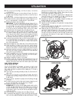 Preview for 23 page of Ryobi TS1355LA (French) Manuel D'Utilisation