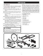 Preview for 7 page of Ryobi TS1550 Operator'S Manual