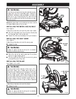 Предварительный просмотр 10 страницы Ryobi TS1550 Operator'S Manual