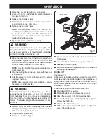 Preview for 14 page of Ryobi TS1550 Operator'S Manual