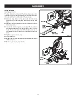 Preview for 17 page of Ryobi TS1552DXL Operator'S Manual