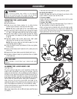 Preview for 19 page of Ryobi TS1552DXL Operator'S Manual