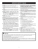 Preview for 5 page of Ryobi TS1552LA Operator'S Manual