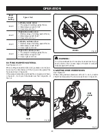 Preview for 29 page of Ryobi TS1552LA Operator'S Manual