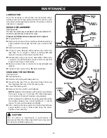 Preview for 32 page of Ryobi TS1552LA Operator'S Manual