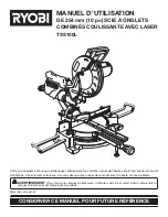 Preview for 1 page of Ryobi TSS101L (French) Manuel D'Utilisation