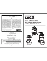 Preview for 1 page of Ryobi VC30A Owner'S Operating Manual