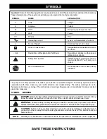 Предварительный просмотр 5 страницы Ryobi VC722 Operator'S Manual