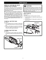 Предварительный просмотр 9 страницы Ryobi VC722 Operator'S Manual