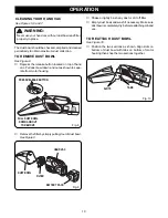 Предварительный просмотр 10 страницы Ryobi VC722 Operator'S Manual