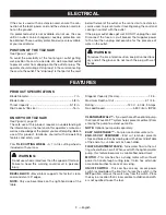 Preview for 9 page of Ryobi WS730 Operator'S Manual