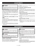 Preview for 15 page of Ryobi WS730 Operator'S Manual