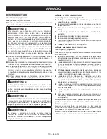 Preview for 42 page of Ryobi WS750L Operator'S Manual