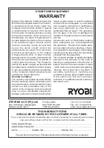 Preview for 8 page of Ryobi XBD-1850 Owner'S Operating Manual