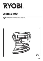 Ryobi XMS-2400 Owner'S Operating Manual preview