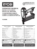 Preview for 1 page of Ryobi YG200BN Operator'S Manual