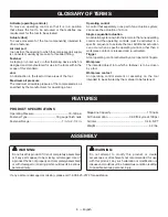 Preview for 6 page of Ryobi YG250FS Operator'S Manual