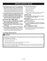 Preview for 5 page of Ryobi YN200BNE Operator'S Manual