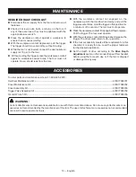 Preview for 13 page of Ryobi YN250FSE Operator'S Manual