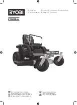 Ryobi ZTR480ex Assembly Manual preview