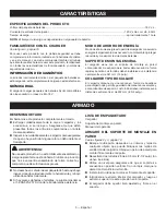 Предварительный просмотр 21 страницы Ryobishi p125 Operator'S Manual