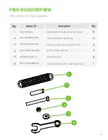 Предварительный просмотр 5 страницы Ryonet PRCO-RH250MTGHDW Assembly Instructions Manual