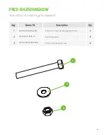 Предварительный просмотр 6 страницы Ryonet PRCO-RH250MTGHDW Assembly Instructions Manual