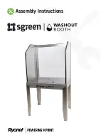 Ryonet Sgreen Washout booth Assembly Instructions Manual предпросмотр