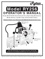 Preview for 1 page of Rytan RY256 Operator'S Manual