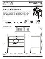 Preview for 1 page of Ryvyr MANHATTAN Installation Instructions Manual