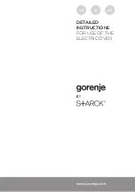 Preview for 1 page of S+ARCK GORENJE BO747ST Detailed Instructions For Use