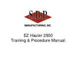 Предварительный просмотр 1 страницы S.D.P. EZ Hauler 2500 Training & Procedure Manual