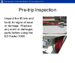 Предварительный просмотр 13 страницы S.D.P. EZ Hauler 3000 Training & Procedure Manual