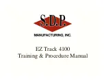 S.D.P. EZ Track 4100 Training & Procedure Manual preview