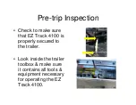 Preview for 11 page of S.D.P. EZ Track 4100 Training & Procedure Manual