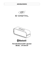 Предварительный просмотр 1 страницы S-Digital SP-2900-BT Instruction Manual