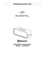 Предварительный просмотр 13 страницы S-Digital SP-2900-BT Instruction Manual