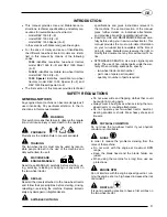 Preview for 5 page of S.E.P. REV. 1000 Diesel (2+2) Use And Maintenance Manual