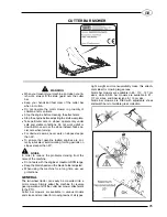 Preview for 27 page of S.E.P. REV. 1000 Diesel (2+2) Use And Maintenance Manual