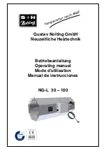 S+H Nolting NG-L-30 Operating Manual preview