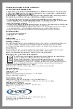 Preview for 3 page of S-IDEE SC16A User Manual