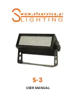 S-Lighting S-3 User Manual preview