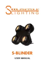 S-Lighting S-BLINDER User Manual preview