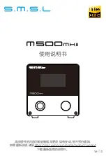 Preview for 1 page of S.M.S.L M500 MKII User Manual