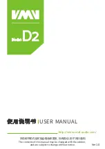 Preview for 1 page of S.M.S.L VMV D2 User Manual